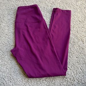 90 Degree By Reflex Purple Leggings Size Medium